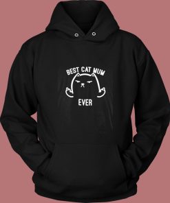 Best Cat Mum Ever Vintage Hoodie