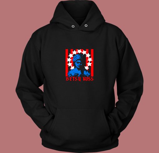 Betsy Ross Flag American Vintage Hoodie