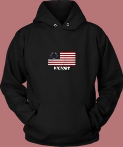 Betsy Ross Flag Vintage Hoodie