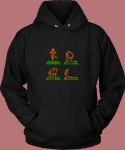 Bigfoot Yoga Vintage Hoodie