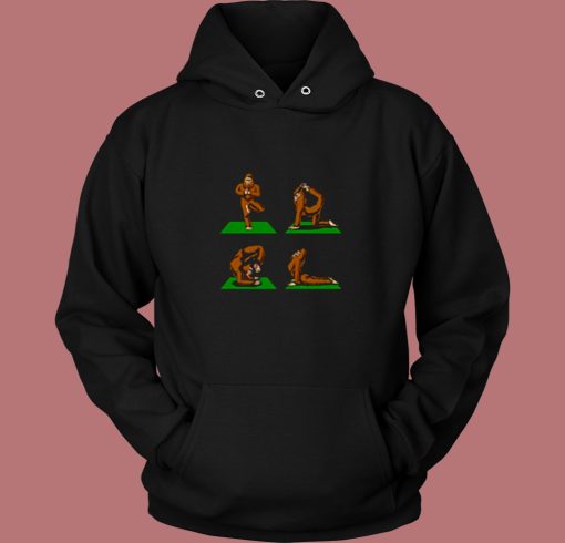 Bigfoot Yoga Vintage Hoodie