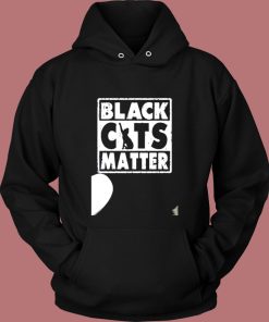 Black Cats Matter Vintage Hoodie