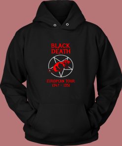 Black Death European Tour Vintage Hoodie