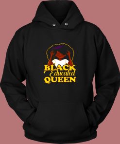 Black Educated Queen Vintage Hoodie