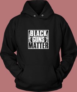 Black Guns Matter Vintage Hoodie