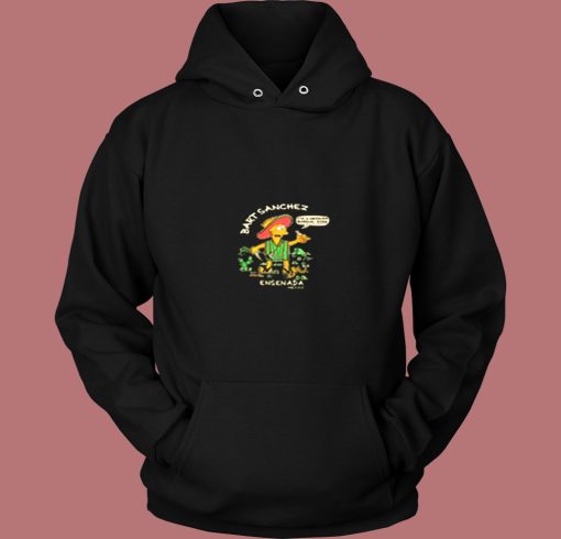 Bootleg Bart Simpson Mexico The Simpsons Vintage Hoodie