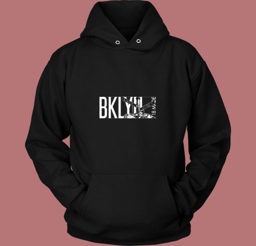 Brooklyn New York City Bklyn 718 Vintage Hoodie