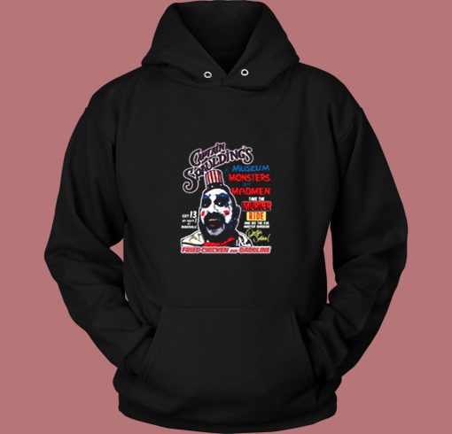 Captain Spaulding Poster Style Museum Monsters And Madman Vintage Hoodie