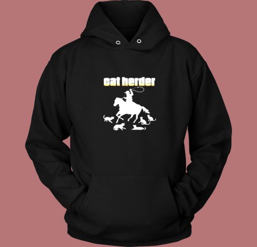 Cat Herder Vintage Hoodie