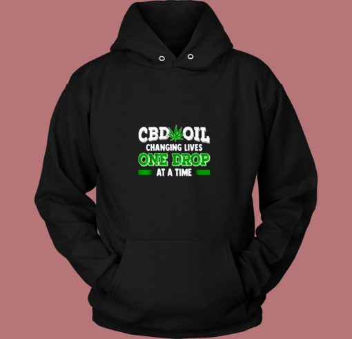 Cbd Oil Shirt Cannabinoid Hemp Heals Slogan Vintage Hoodie