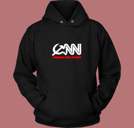 Cnn Communist News Network Vintage Hoodie