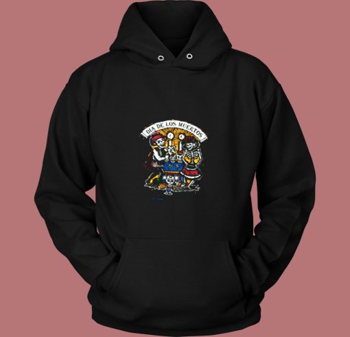 Dia De Los Muertos Vintage Hoodie