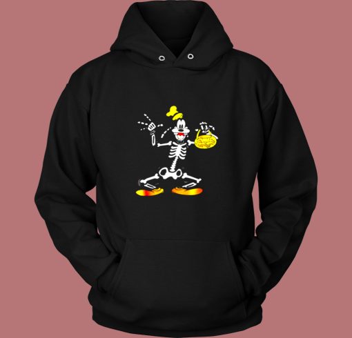 Disney Goofy Skeleton Halloween Vintage Hoodie