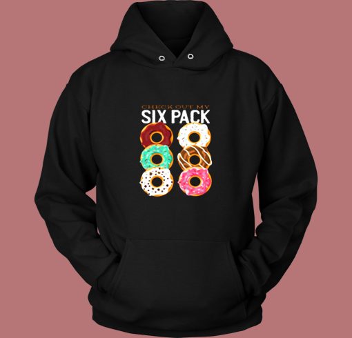 Donut Six Pack Vintage Hoodie