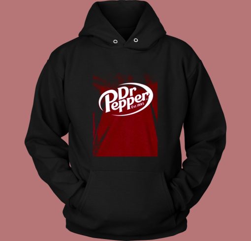 Dr Papper Slogan Logo 1885 Vintage Hoodie