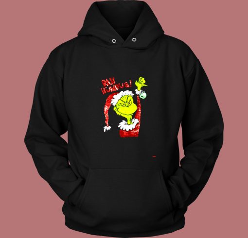 Dr Seuss The Grinch Girls Kids Christmas Vintage Hoodie