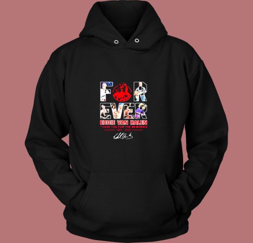 Eddie Van Halen Thank You For The Memories Vintage Hoodie