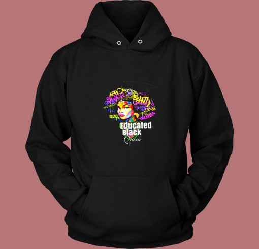 Educated Black Queen Melanin Vintage Hoodie