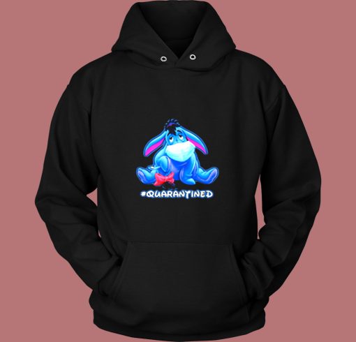 Eeyore Face Mask Quarantined Vintage Hoodie