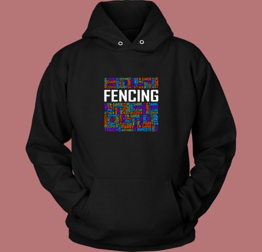 Fencing Lover Vintage Hoodie