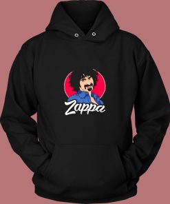 Frank Zappa Illustration Rock Musician Mothers Of Invention Vintage Hoodie