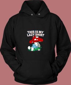 Freeze The Smurfs This Is My Lazy Shirt Vintage Hoodie