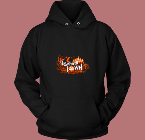 Halloween Town Pumpkin Vintage Hoodie