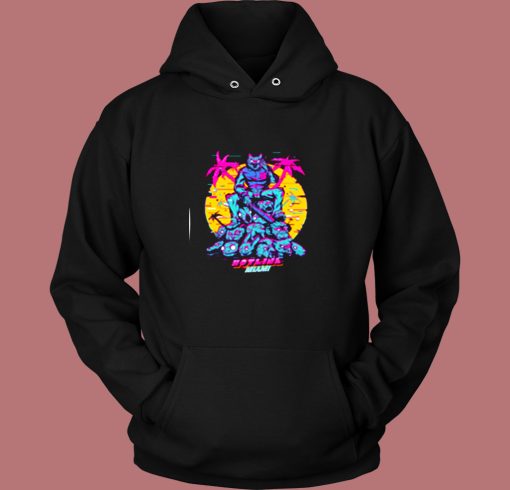 Hotline Miami Graphic Vintage Hoodie