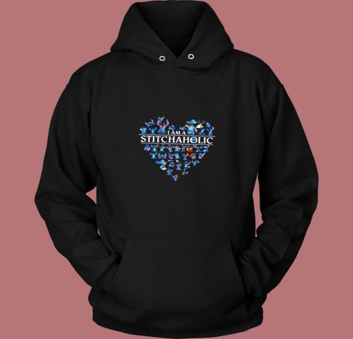 I Am A Stitchaholic Vintage Hoodie