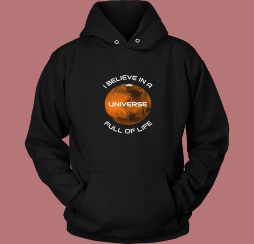 I Believe In A Universe Full Of Life Vintage Hoodie