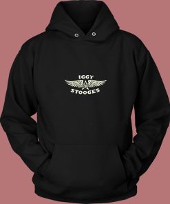 Iggy Pop And The Stooges Wings Logo Vintage Hoodie