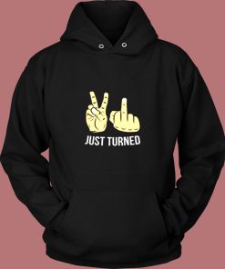 Just Turned Vintage Hoodie