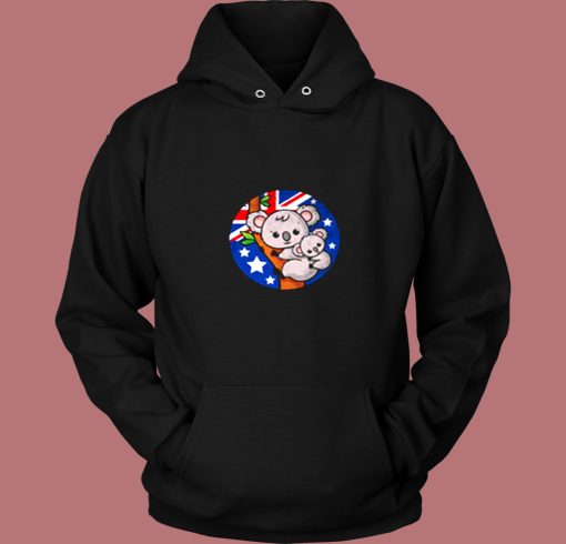 Koala Vintage Retro Animal Lovers Vintage Hoodie