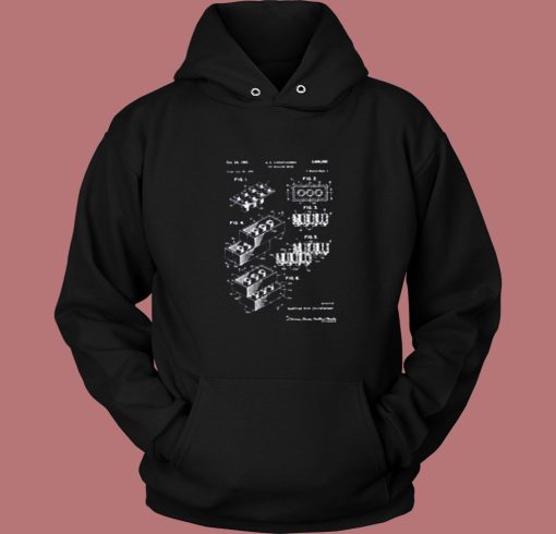 Lego Brick Patent Vintage Hoodie