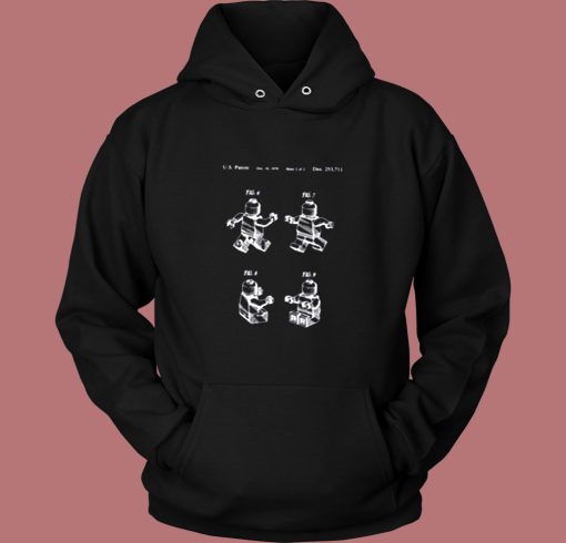 Lego Man Patent Vintage Hoodie