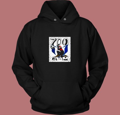 Lionel Messi 700 Goals Congratulations Vintage Hoodie