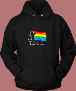 Mickey Mouse Lgbt Pride Love Is Love Vintage Hoodie