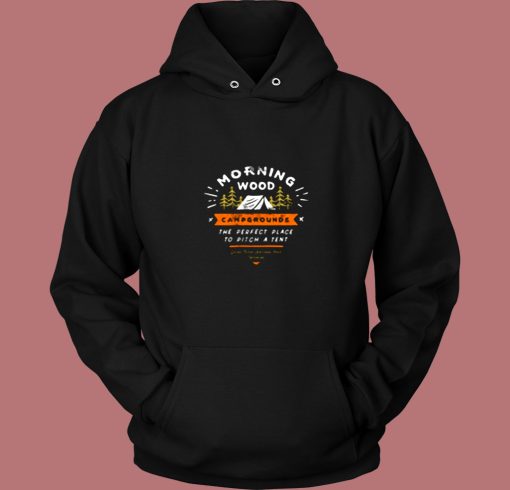 Morning Wood Campgrounds Vintage Hoodie