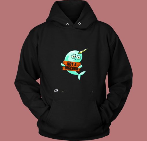 Narwhal Not A Unicorn Vintage Hoodie