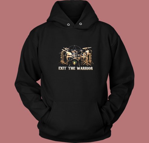 Neil Peart Playing The Drums Vintage Hoodie