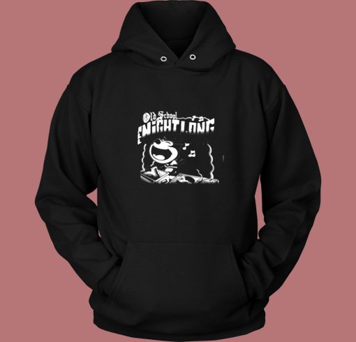 Old School All Night Vintage Hoodie