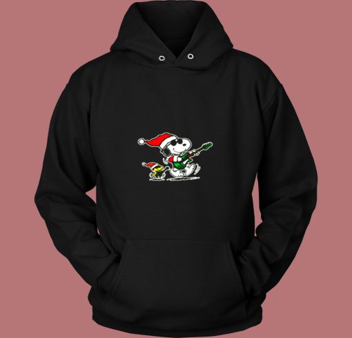 Peanuts Christmas Snoopy And Woodstock Vintage Hoodie