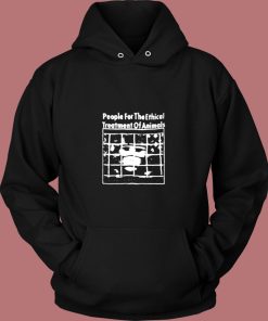 People For The Ethical Treatment Of Animals Vintage Hoodie