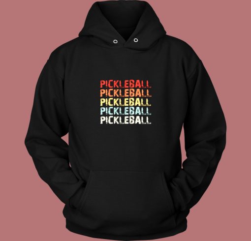 Pickleball Retro Vintage Hoodie