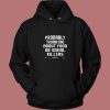 Probably Thinking About Food Or Serial Killers Vintage Hoodie