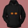 Pumpkin Boobs Funny Halloween Unisex Vintage Hoodie