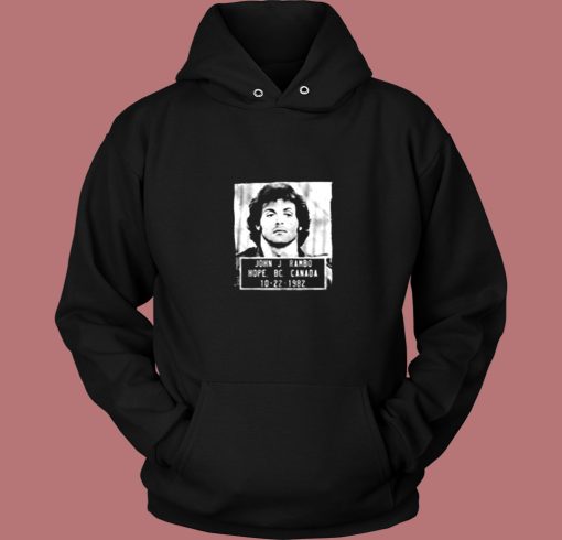 Rambo First Blood John J Rambo Mug Sho Vintage Hoodie