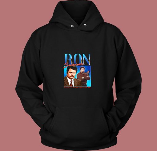 Ron Swanson Homage Vintage Hoodie