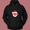 Santa Claus Face Mask 2020 Christmas Vintage Hoodie