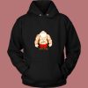 Shirtless Santa Covered In Tattoos For Christmas Vintage Hoodie